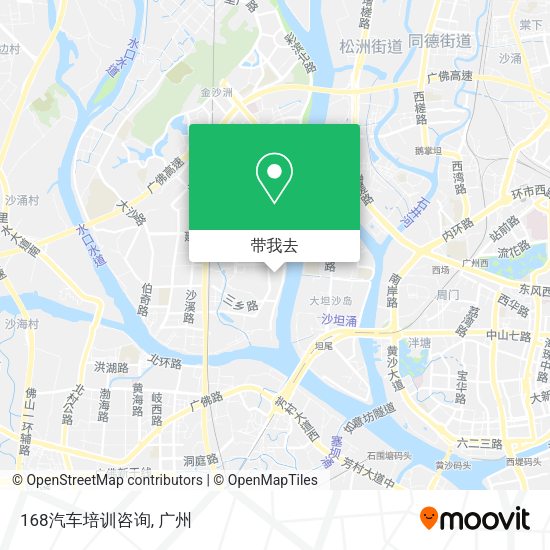 168汽车培训咨询地图