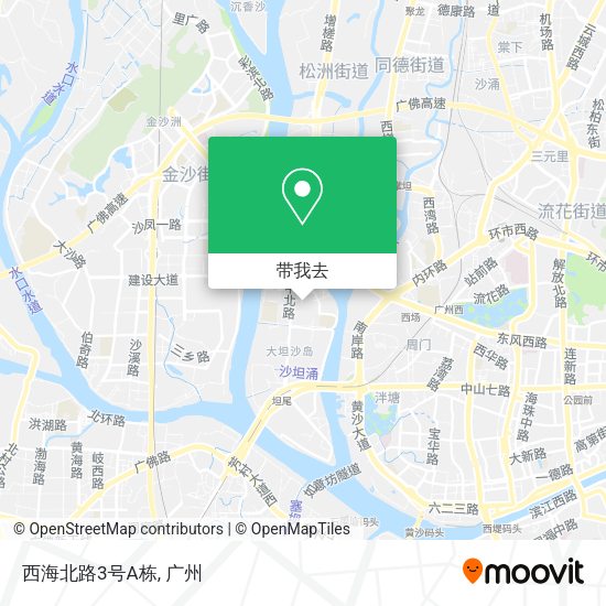 西海北路3号A栋地图