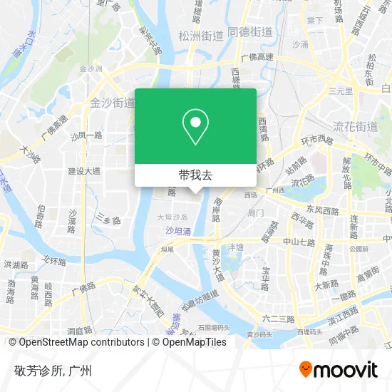 敬芳诊所地图