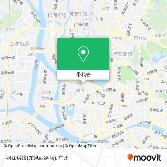 姐妹烘焙(东风西路店)地图