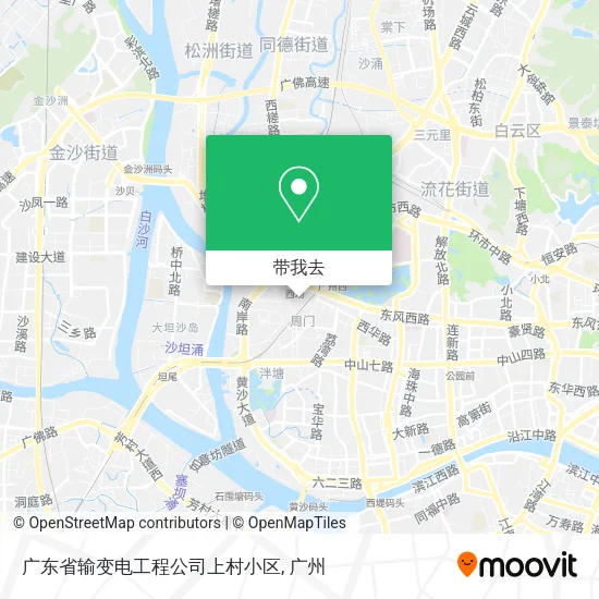 广东省输变电工程公司上村小区地图