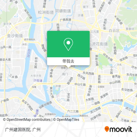 广州建国医院地图