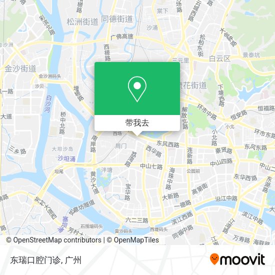 东瑞口腔门诊地图