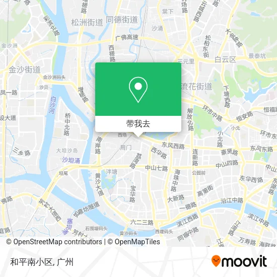和平南小区地图