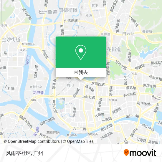 风雨亭社区地图