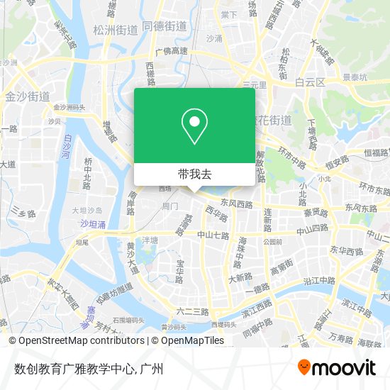数创教育广雅教学中心地图