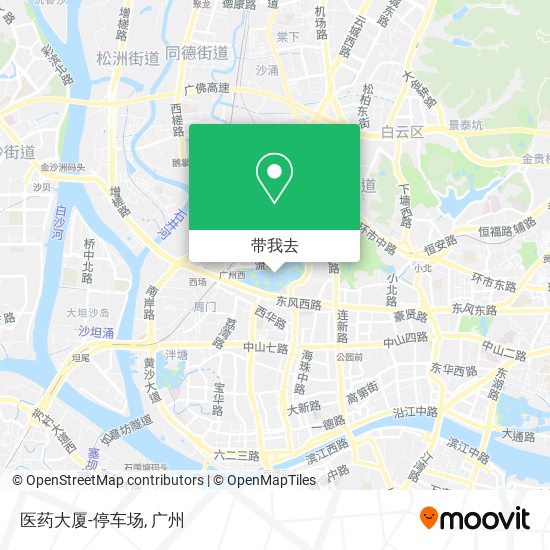 医药大厦-停车场地图
