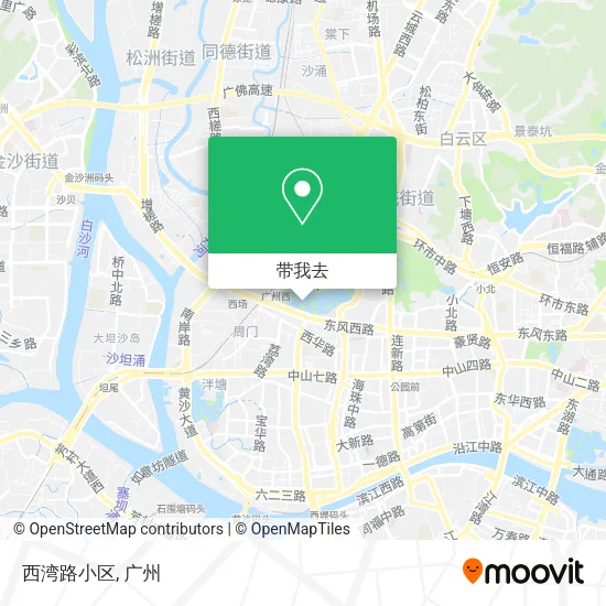 西湾路小区地图