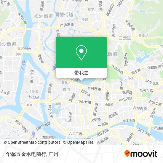 华馨五金水电商行地图