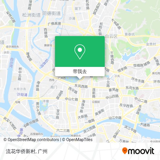 流花华侨新村地图