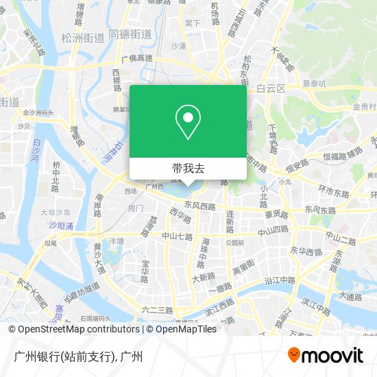 广州银行(站前支行)地图