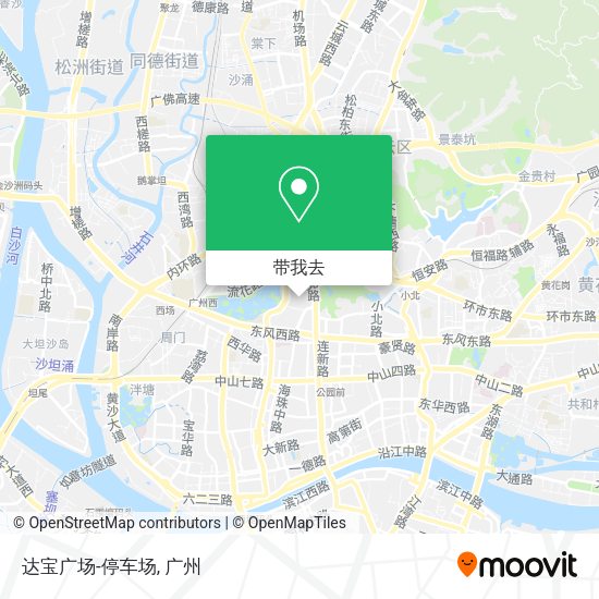 达宝广场-停车场地图