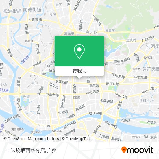 丰味烧腊西华分店地图