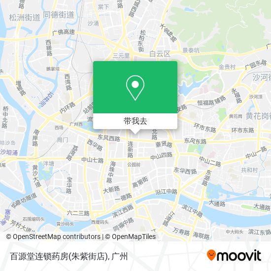 百源堂连锁药房(朱紫街店)地图