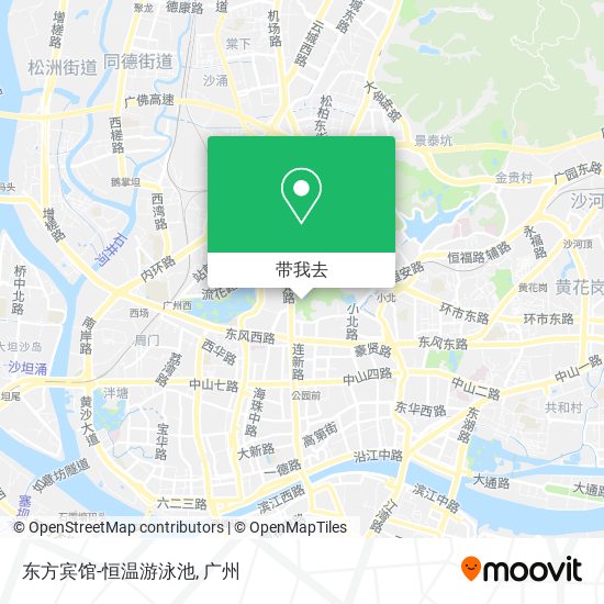 东方宾馆-恒温游泳池地图
