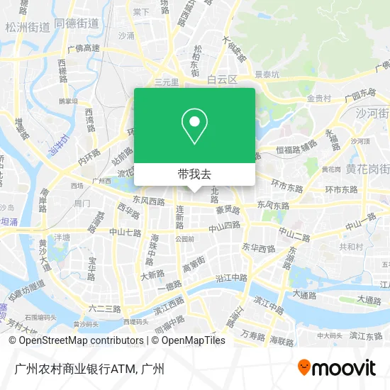 广州农村商业银行ATM地图