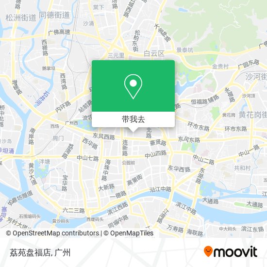 荔苑盘福店地图