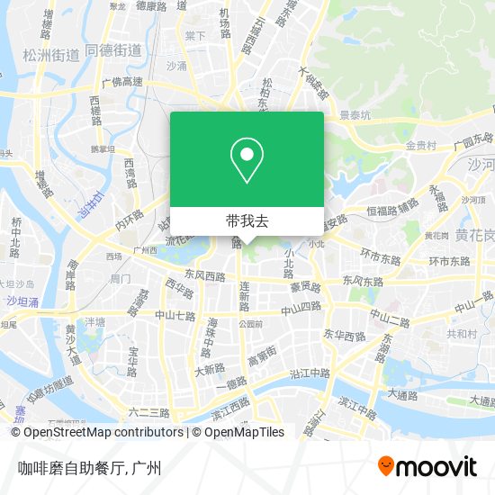 咖啡磨自助餐厅地图