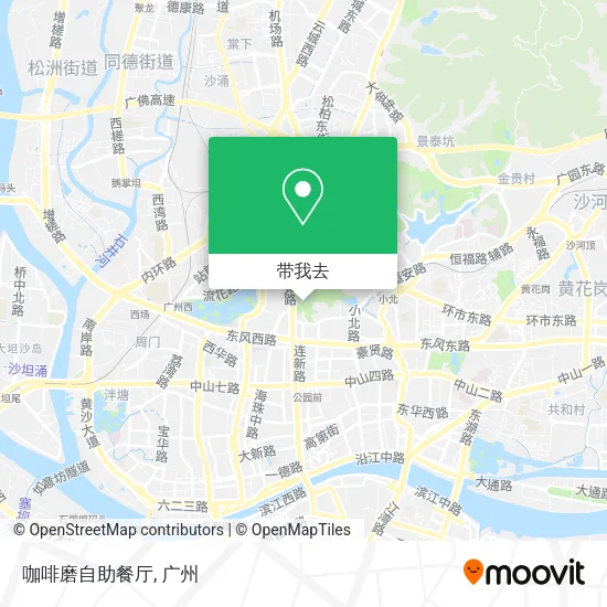 咖啡磨自助餐厅地图