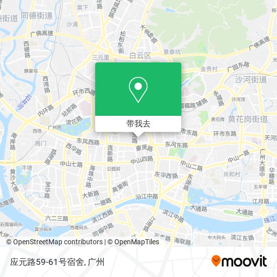应元路59-61号宿舍地图