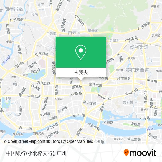 中国银行(小北路支行)地图