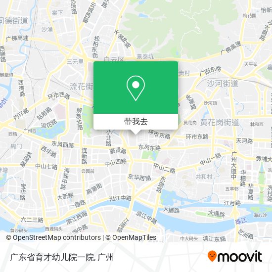 广东省育才幼儿院一院地图