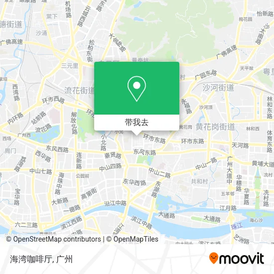 海湾咖啡厅地图