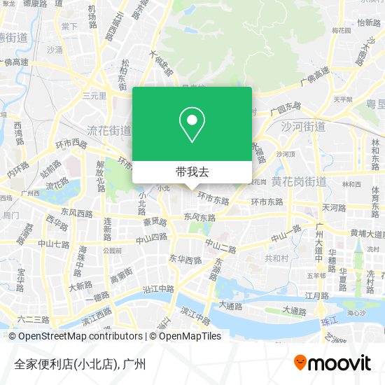 全家便利店(小北店)地图