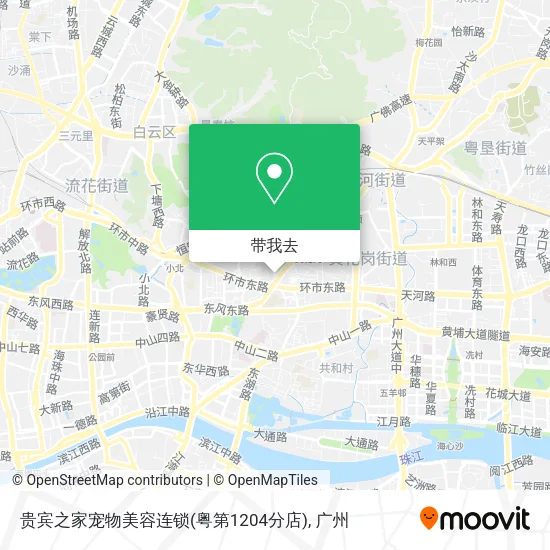 贵宾之家宠物美容连锁(粤第1204分店)地图