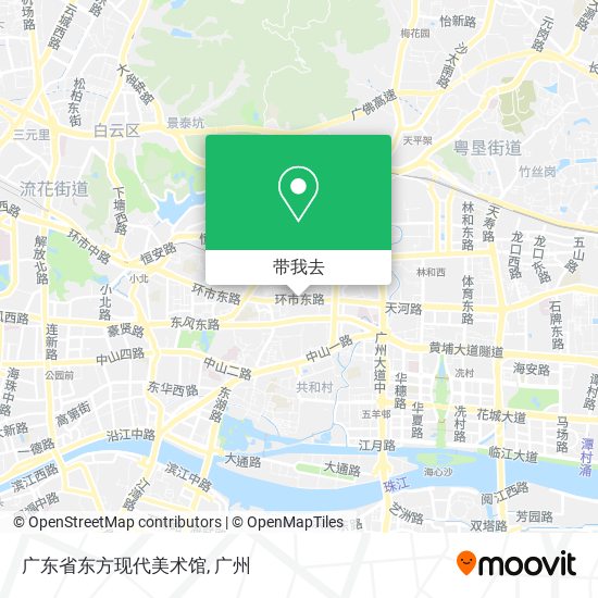 广东省东方现代美术馆地图
