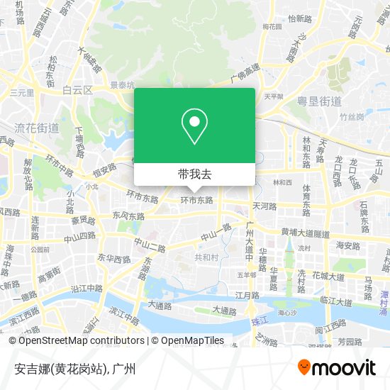 安吉娜(黄花岗站)地图