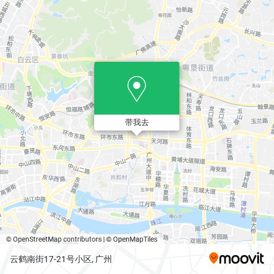 云鹤南街17-21号小区地图