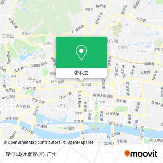 猪仔城(水荫路店)地图