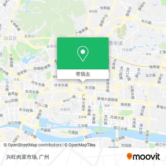 兴旺肉菜市场地图