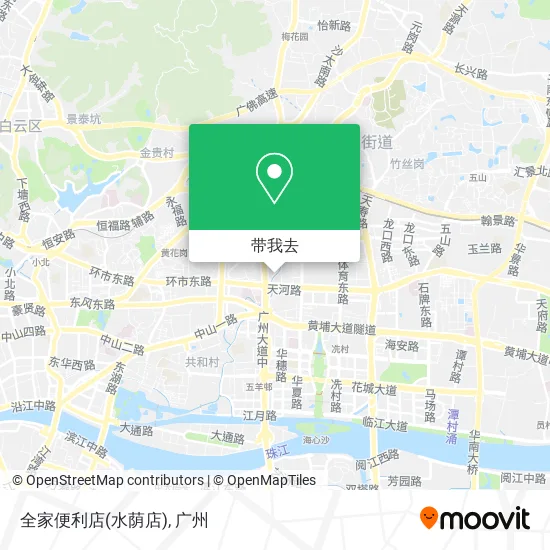 全家便利店(水荫店)地图