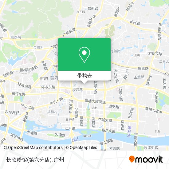 长欣粉馆(第六分店)地图