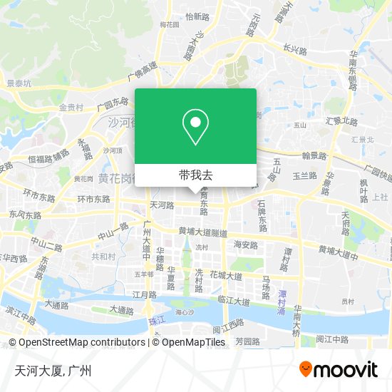 天河大厦地图