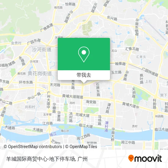 羊城国际商贸中心-地下停车场地图