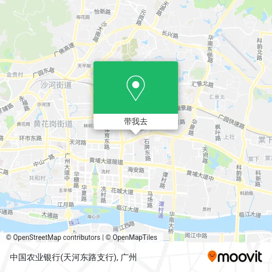 中国农业银行(天河东路支行)地图