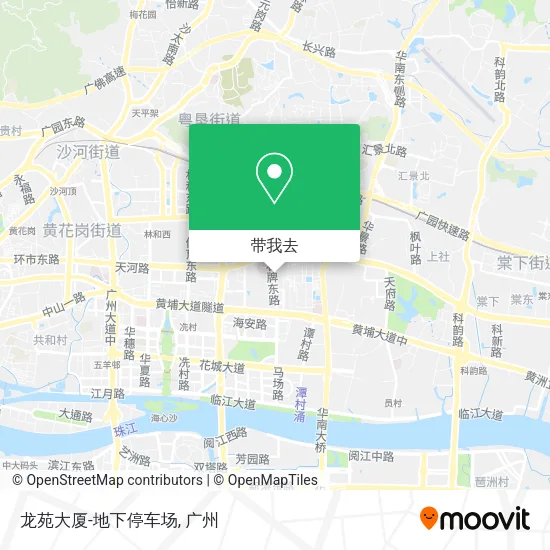 龙苑大厦-地下停车场地图