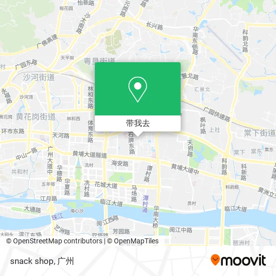snack shop地图