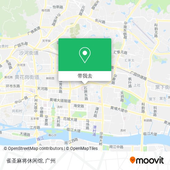 雀圣麻将休闲馆地图