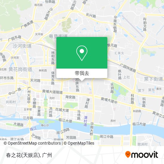 春之花(天娱店)地图