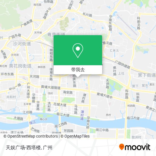 天娱广场-西塔楼地图