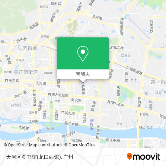 天河区图书馆(龙口西馆)地图