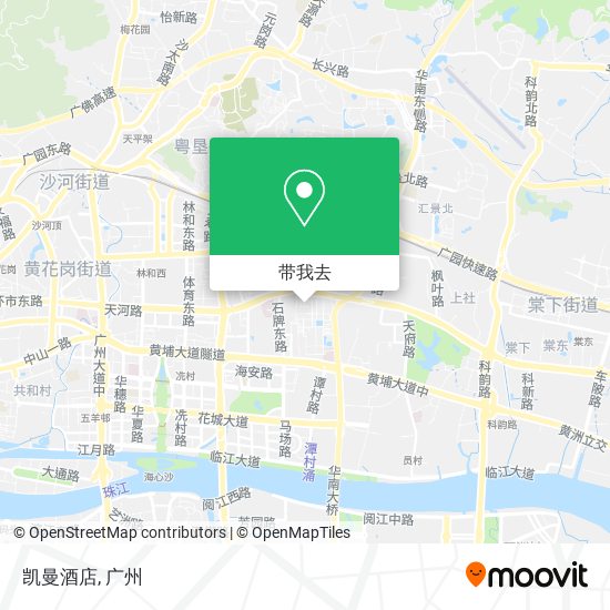 凯曼酒店地图