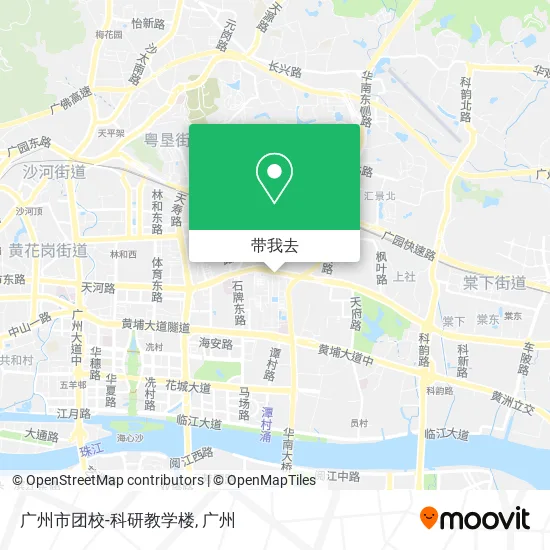 广州市团校-科研教学楼地图