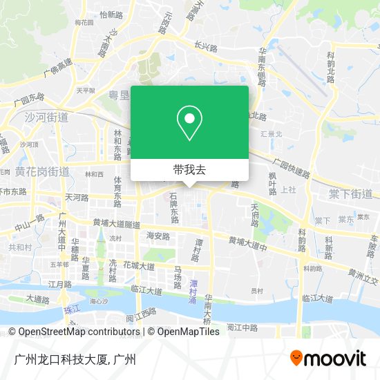 广州龙口科技大厦地图