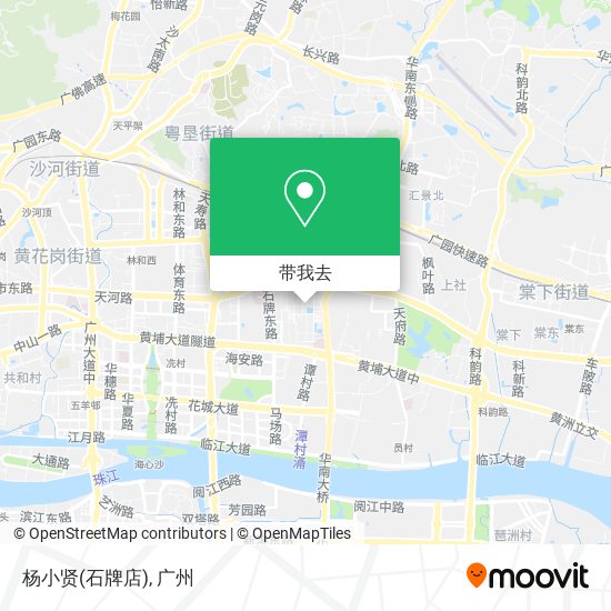 杨小贤(石牌店)地图