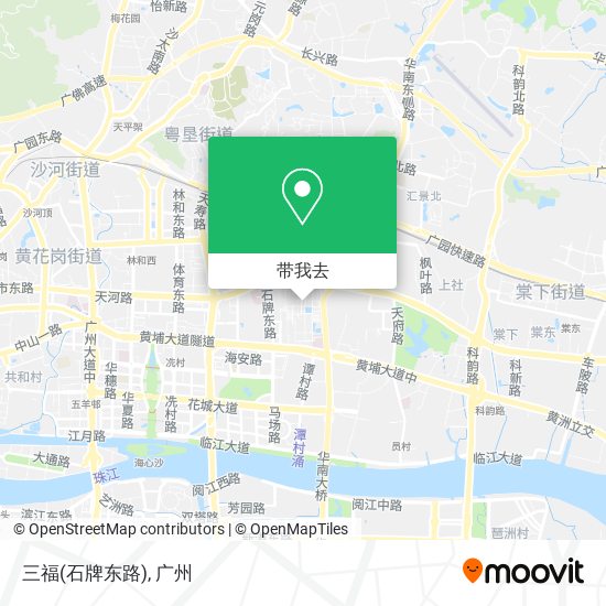三福(石牌东路)地图